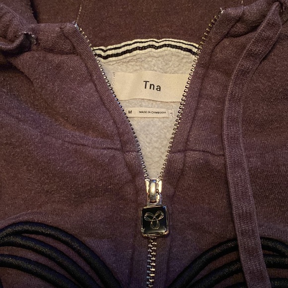 EUC TNA ZIPUP W/ HOODIE - SIZE MEDIUM - Picture 5 of 8